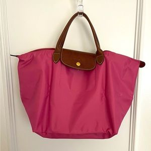 Hot pink Longchamp purse
